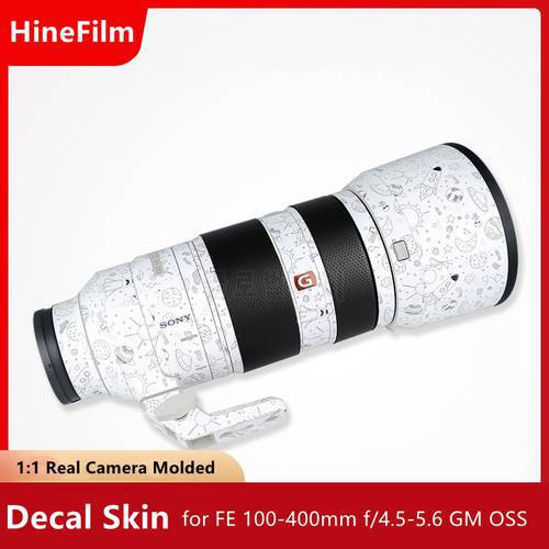 FE100-400GM Lens Premium Decal Skin for Sony FE 100-400 f/4.5-5.6 GM OSS Lens SEL100400GM Anti-scratch Cover Film Wrap Sticker