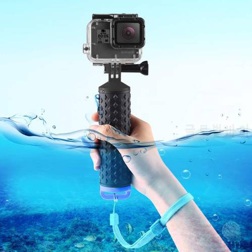 Waterproof Float Hand Grip Buoyancy Rod Pole Stick Monopod Tripod for Gopro Hero 5 4 3 Xiaomi Xiomi Yi 2 4K 4 K Action Camera