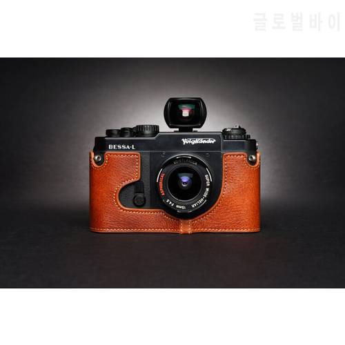 Design for VOIGTLANDER BESSA R BESSA-L Handmade Genuine Leather Camera Half Case Cover