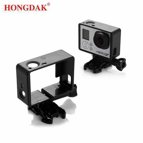 Hongdak Frame Mount for GoPro Hero 4 3+ Protective Border Black Frame Case Camcorder Housing Case Action Camera Accessories