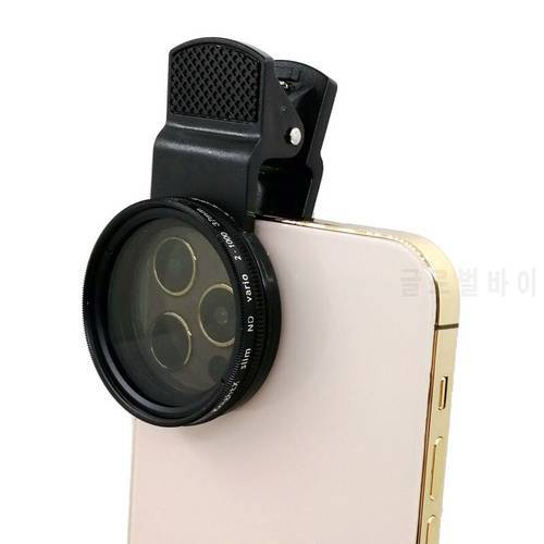 KnightX Professional 37mm 49mm 52mm 55mm 58mm Phone Camera Macro Lens CPL Star Variable ND Filter all smartphones colse up