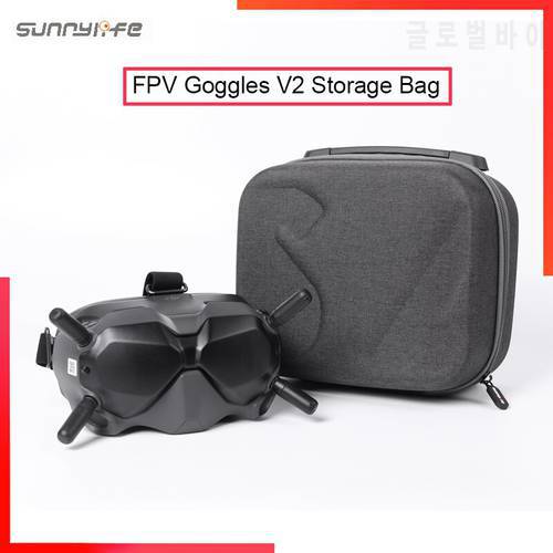 For DJI Sunnylife FPV Goggles V2 Storage Bag Suitcase For DJI FPV Flight Glasses V2 Protection Package Accessorie Case
