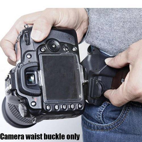 Universal Plastic Camera Waist Holster Quick Strap For Clips Photography Accessories Holder Dslr Camera Belts Bu X2v3