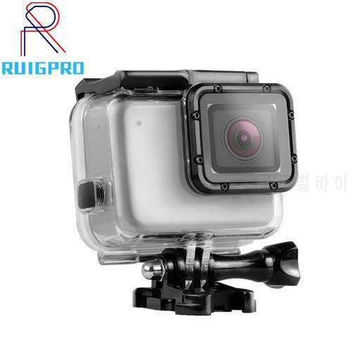 For Gopro Hero 7 white/silver Accessories Waterproof Protection Housing Case Diving 45M Protective For Gopro Hero 7 Camera