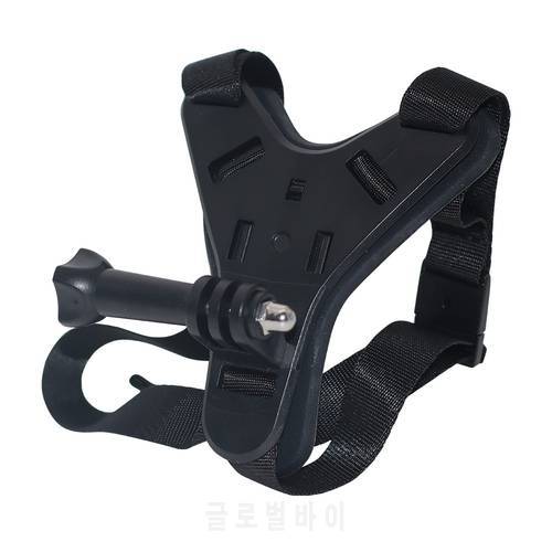 Go pro Accessories Adjustable Motorcycle Helmet Chin Strap Mount Harness Belt for GoPro 10 9 8 7 6 5 4 Sj4000 Sj7 H8 H9 DJI OSMO