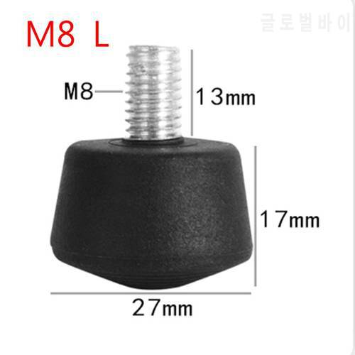 Universal Anti-slip Rubber Foot Pad Feet Spike Photography Accessories for Tripod Monopod 3/8 Inch 1/4 Inch M8 Kits