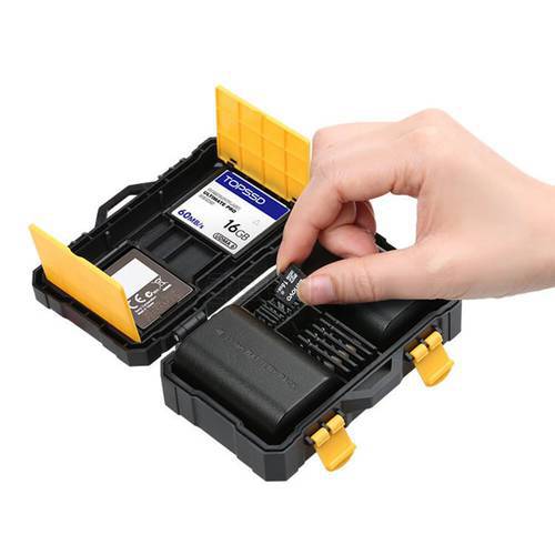SLR Camera Battery Protection Box SD TF Memory Card Storage Box Holder For Canon LP-E6 Sony FZ100 Support Direct Sales