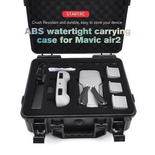 ABS Watertight Carring Case For Mavic Air 2/2S Portable Drop-Proof Sealed Box for DJI Mavic Air 2 Drone Bag Accessories