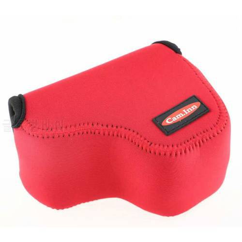 Neoprene Soft Lightweight Case Pouch For Sony A5000 A5100 NX3000 NX3300 NX2000 NX500 Digital Camera Bag red grey pink blue color