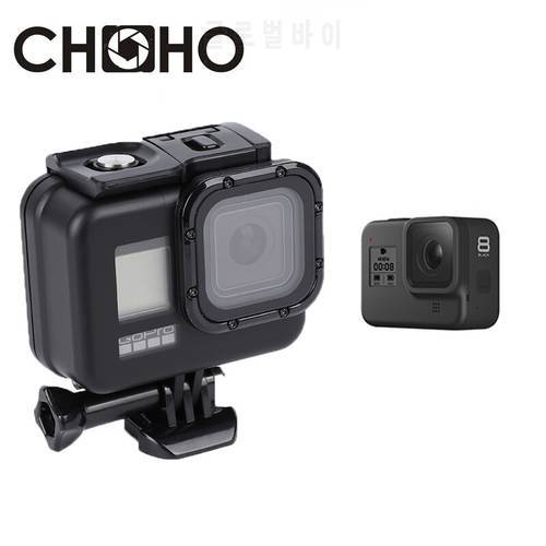 For Gopro 8 Waterproof Housing Case Diving Cover Protective Shell Underwater Black Box For Go Pro Hero 8 Black New Accessories