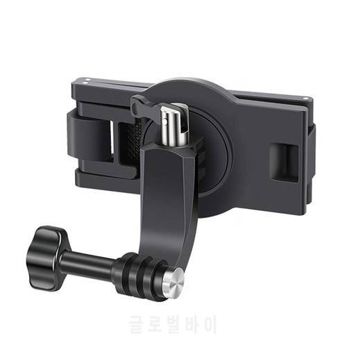 360 Dedree Rotating Backpack Mount Action Camera Accessories Quick Release Buckle Tripod Mount for GoPro Hero 9/8/7