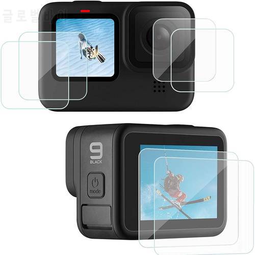 Tempered Glass Screen Protector for GoPro Hero 11 10 9 Black Lens Protection Protective Film for Gopro 9 10 11Camera Accessories