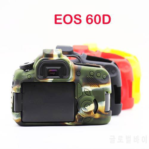 Soft Silicone Rubber Armor Skin Camera Body Case DSLR Cover Protector For Canon EOS 60D New