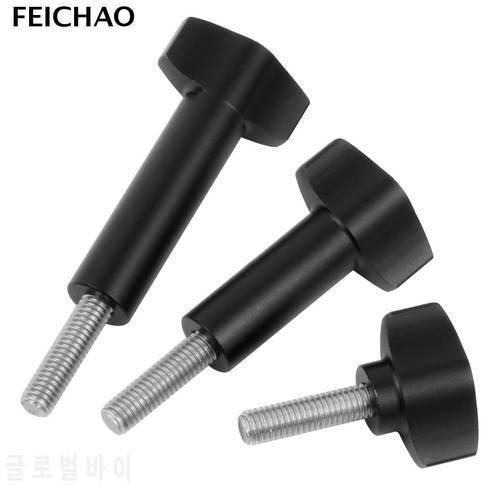M5 x 18mm Hand Knob Screw Stainless Steel Bolt Metal T Head Hand Tighten Clamping Manual Handle Screw for Gopro 9 8 (Pack of 3)