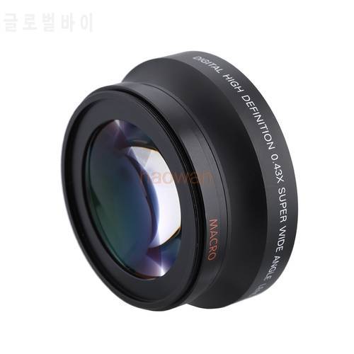 72mm 0.43X Wide Angle Macro Conversion Lens for 72 mm canon nikon pentax Sony HDR-FX1 HVR-Z1U camera