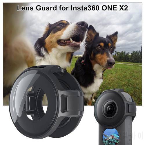 For Insta360 ONE X2 Lens Guards Premium Lens Protector For Insta 360 ONE X2 Lens Cap Protective Panoramic Camera Accessories