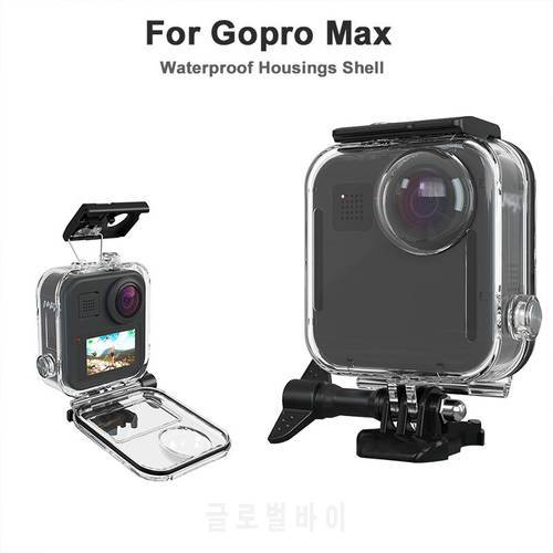 For GoPro Max 20m Waterproof Housings Shell Protective Cover Box For Go Pro 360 Panoramic Action Camera Dive Case Accessories