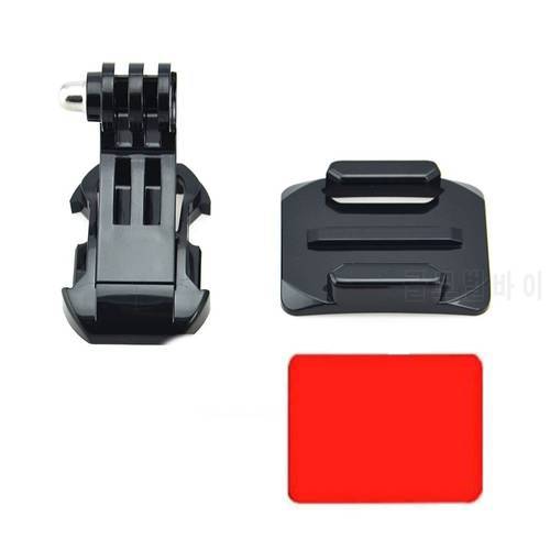 J-Hook Buckle Curved Mount With Adhesive Sticker For GoPro Mount Hero HD Hero 9 8 7 6 5 4 Action Camera Accessories Kit Set