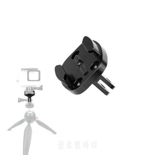 1/4”Screw Hole Aluminum Quick Release Tripod Mount Buckle Base Sports Camera Interface Adapter for Gopro Hero 9 8 7 6 5 4