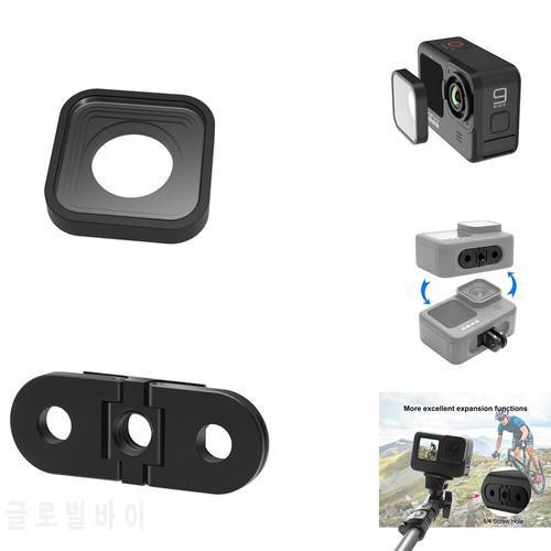 for Go Pro Aluminum Accessories Replacement for Gopro Hero11 10 9 Black Camera Mount UV Lens Ring &1/4 Screw Tripod Base Adapter