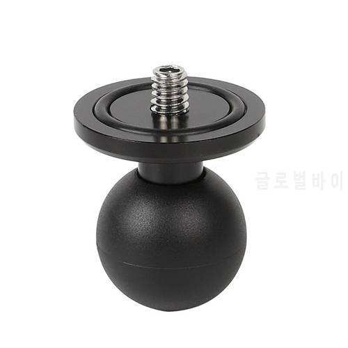25mm / 1 inch Ball Mount to 1/4 Camera Screw Adapter for All Industry Standard 1 inch / 25mm mounts For Double Socket