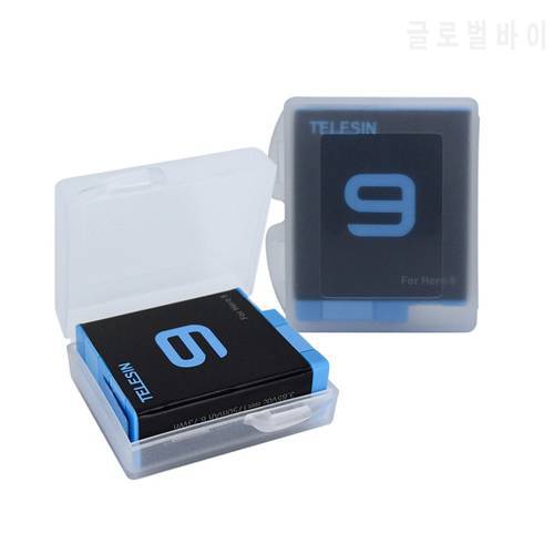 6Pcs Battery Moistureproof Storage Box Transparent Protective Case For Gopro Hero 9 8 7 6 5 Black Sports Camera Accessories