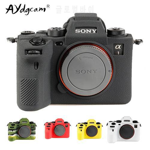 Soft Sony ILCE-1 A1 Silicone Case Rubber Camera Protective Body Case Skin For Sony ILCE-1 A1 A1 a1 Camera Bag protector cover