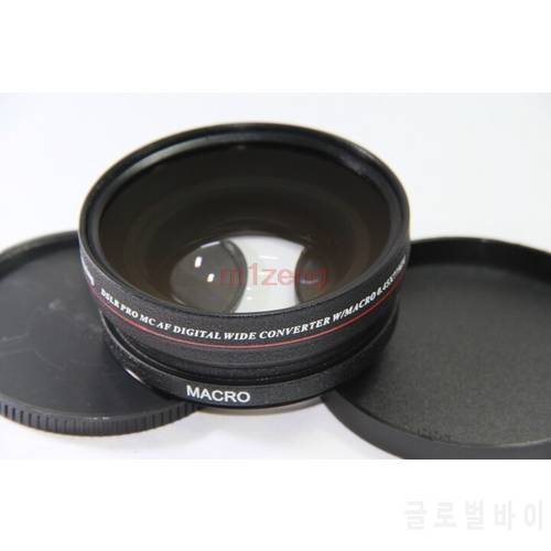 0.45x 77mm Wide Angle with Macro Conversion LENS for 77 mm canon nikon pentax fuji olympus black