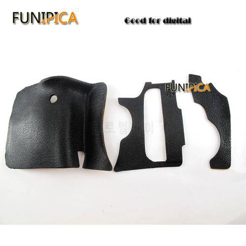 New OEM replacement For CANON 60D a Set of 3 Pieces Grip Rubber Cover Unit With 3M Glue Camera Repair Parts Free Shipping