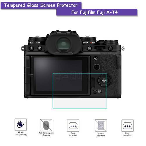 Tempered Glass 9H Camera LCD Screen Protector Shield Protective Film For Fujifilm Fuji X-T4 XT4 Accessories