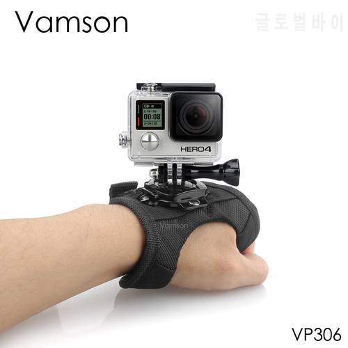 Vamson for Go Pro 9 Accessories Diving Case 360 Degree Rotation Glove-style for Gopro Hero 9 8 7 6 5 4 for Xiaomi Yi 4k VP306