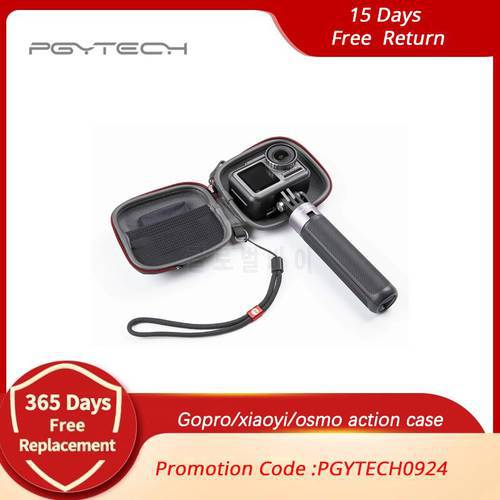PGYTECH Action Camera Hard-Shell Protective Case Handbag Portable Carrying Case For GoPro/Osmo Action/XiaoYi Sports Camera Acces