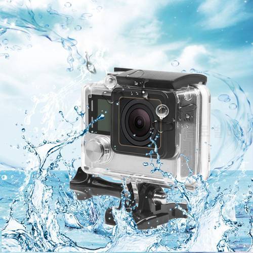 30M Waterproof Case for Gopro Hero 3+/4 Protective Diving Underwater Housing Shell Cover for GoPro Camera Accessory