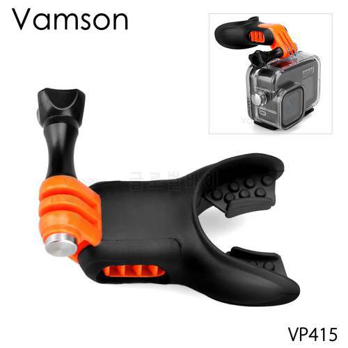 Vamson Silicone Braces With Screw for Surfing Shoot Swimming Diving for GoPro Hero 10 9 8 7 6 5 4 Xiaomi VP415