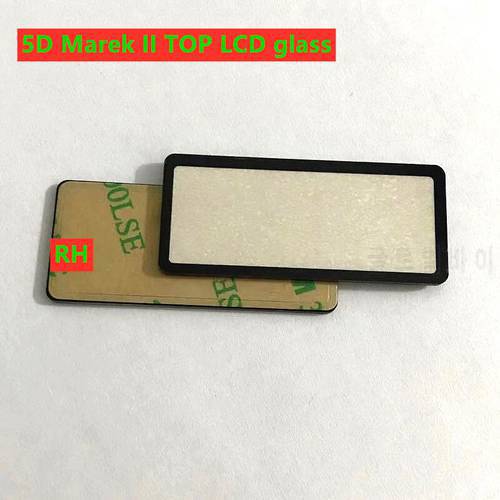 New 5D Mark IITop Outer LCD Display Window Glass Cover (Acrylic)+TAPE For Canon 5DII 5D2 Small screen Protector Digital Camera