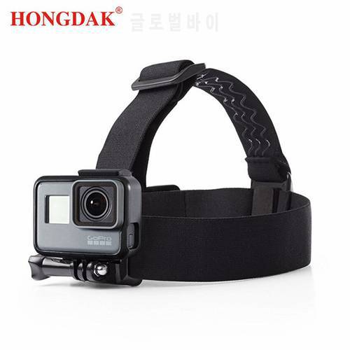 Hongdak Gopro Camera Adjustable Head Strap Accessories Magnet Tripod Adapter Mount with Thumb Knob Screw for Gopro Hero 6 5 4 3