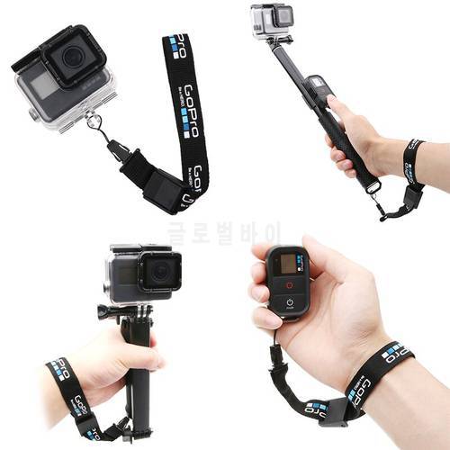 GoPro/SJCAM/Xiao YI Wrist Lanyard Hand Strap Safety Rope Camera Anti-lost for Insta360/DJI Osmo Action Camera Lanyard Buckle