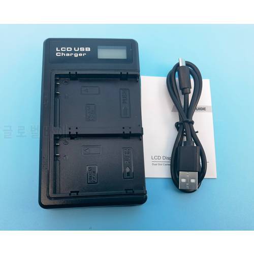 LP-E8 LPE8 LP E8 LCD Dual USB Charger for Canon EOS 550D 600D 650D 700D X4 X5 X6i X7i T2i T3i LP-E8 Battery Charger