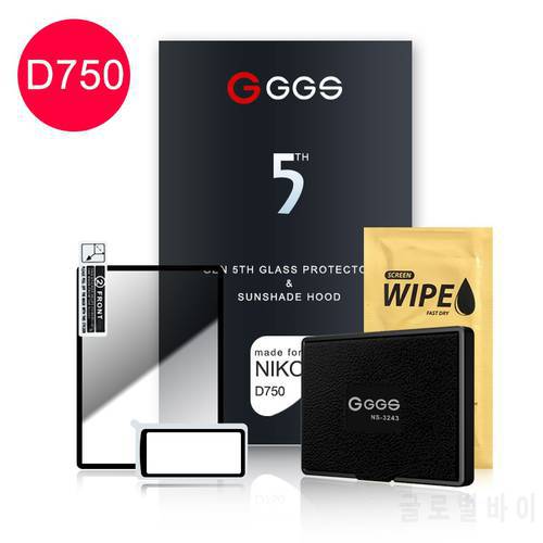 GGS Fifth Generation for NIKON D750 D780 LARMOR screen camera film protection screen Metal frame embedded optical glass