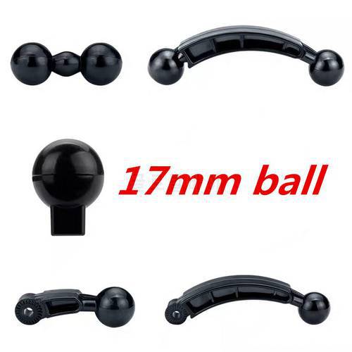 5 Types 17mm Universal Ball Head 360 Degree Rotate Mobile Phone Bracket Navigation DIY Modification Holder Mount Accessories