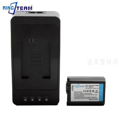 NP-FW50 lithium battery NP FW50 NPFW50 Quick Charger Suitable for Sony camera a7 a7r2 a7m2 a6300 a6000/5000/5100