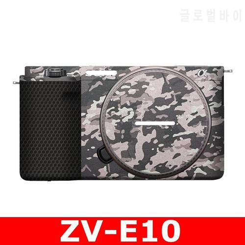 ZVE10 ZV E10 Decal Skin Vinyl Wrap Film Camera Body Protective Sticker Protector Coat For Sony ZV-E10 E10