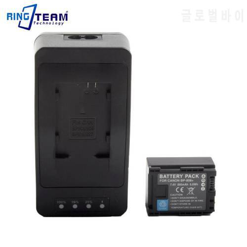 BP-808 BP808 BP 808 battery holder charger Quick charger for Canon camera FS306/FS406/200/46/37/36/HF200/100/11/HFM