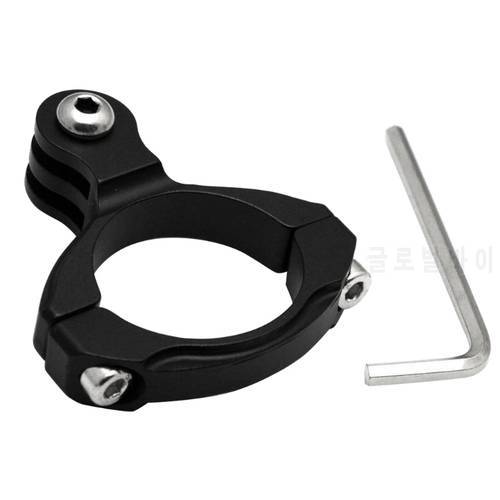 Motorcycle Handlebar Clip Holder Bicycle Bike Seatpost Clamp Aluminum Mount for Go pro Hero 5/4/3 Action Camera Accessories