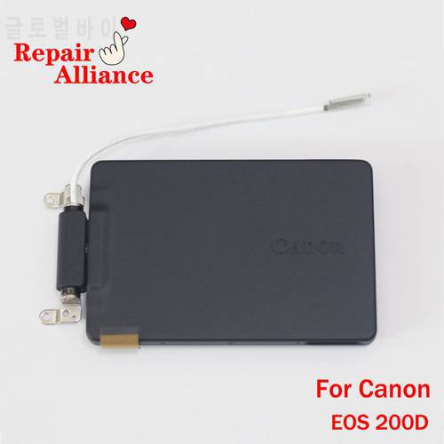 New Original Screen Display With Backlight LCD Assy with hinge repair parts For Canon EOS 200D SLR camera