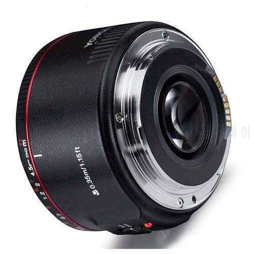 Yongnuo YN50mm F1.8 II Large Aperture Auto Focus Lens for Canon Bokeh Effect Camera Lens for Canon EOS 70D 5D2 5D3 600D DSLR