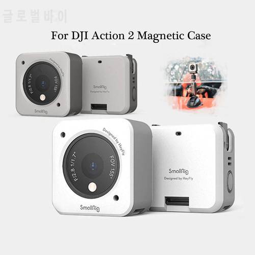 Magnetic Action Camera Case For Dji Action2 To Protect From Scratches Cover Mount Sports Camera Accessory 3