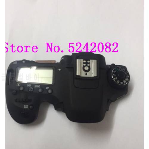 95%New top cover For Canon 80D Top Cover Assembly With Top LCD screen Flash Replacement Repair Part