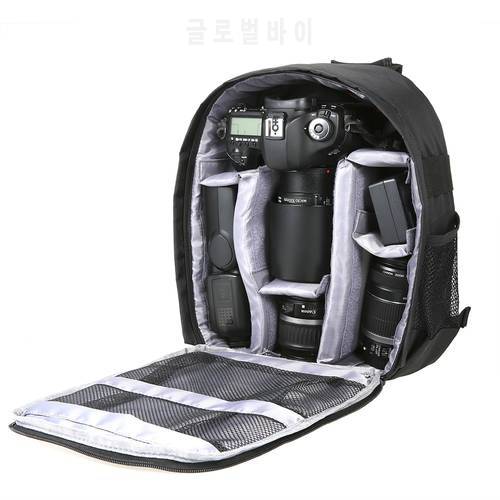 Outdoor DSLR Digital Camera Bag Backpack Multi-functional Breathable Camera Bags Waterproof Photo Bag Case for Nikon Canon Sony
