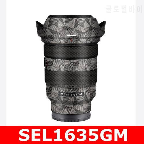 For Sony FE 16-35 2.8 GM Decal Skin Vinyl Wrap Film Camera Lens Body Protective Sticker Protector Coat SEL1635GM 16-35mm F2.8 GM
